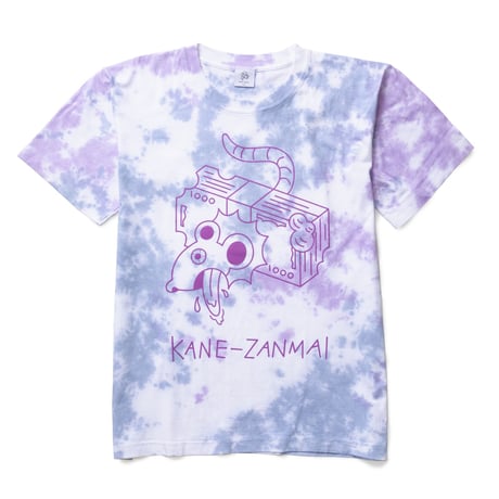 Tie-dye T-SHIRT  KANE-ZANMAI  PURPLE