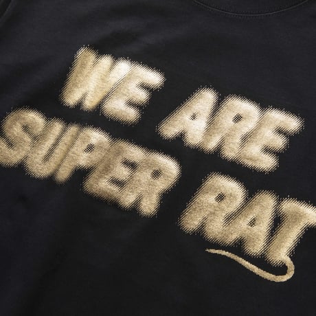 WE ARE SUPER RAT T-SHIRT GOLD