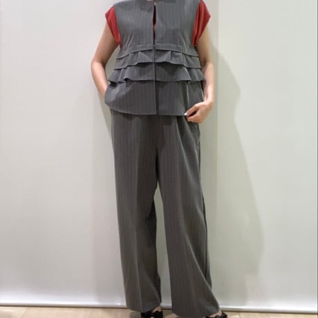 HOWDY 2way frill gilet フリルジレ jimmy frill vest – HOUGA