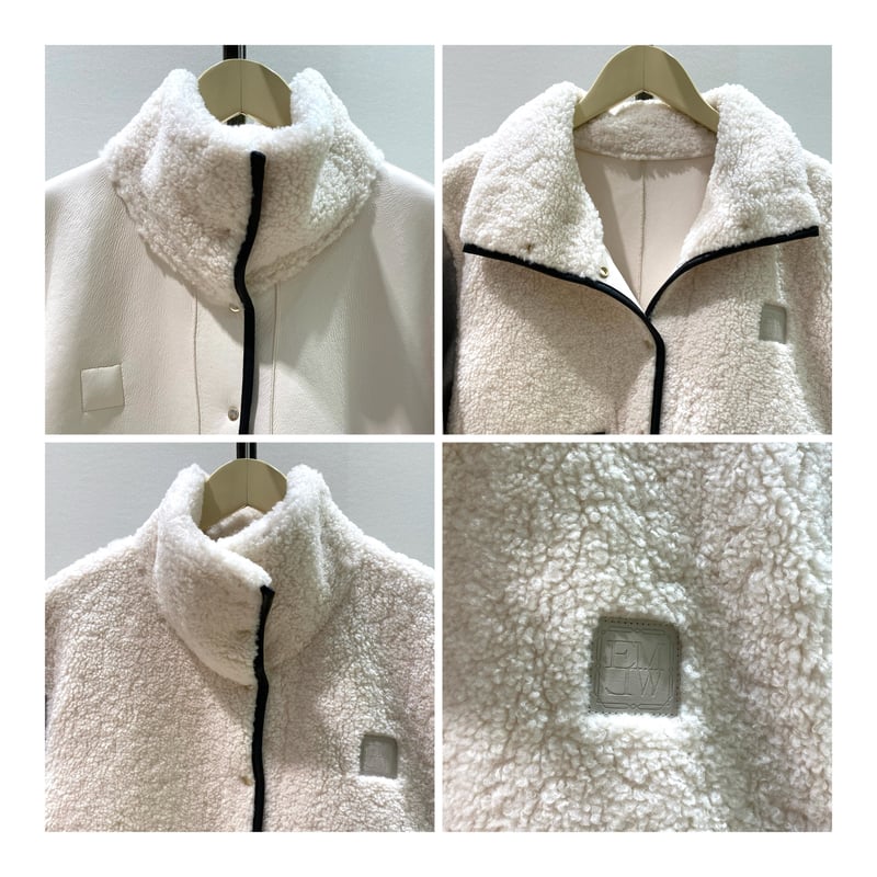 リバーシブルムートン丈変コート | jade by stage's STORE