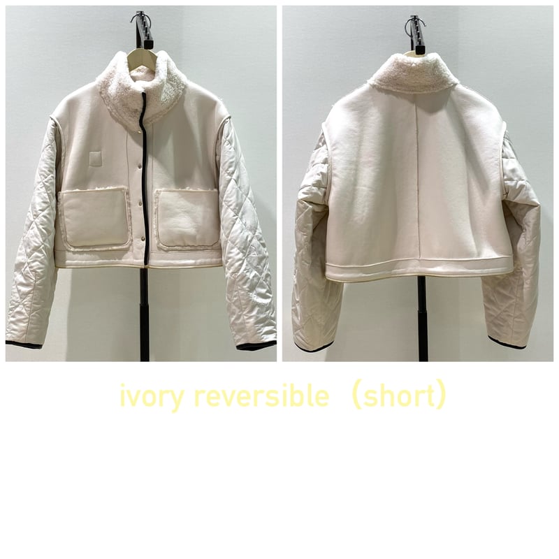 リバーシブルムートン丈変コート | jade by stage's STORE