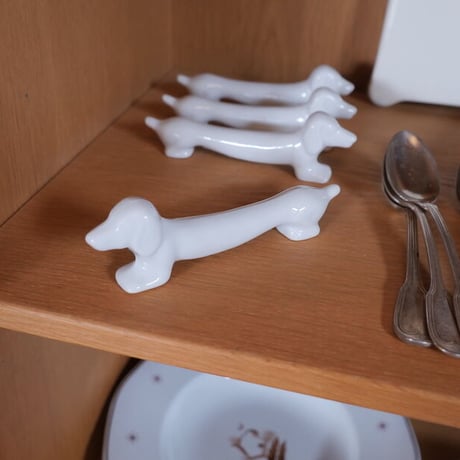 Dachshund cutlery rest