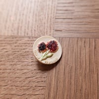 Alpine plant brooch