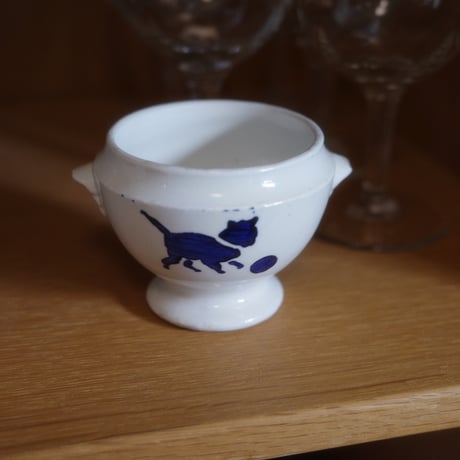 Mini compote dinette  with cat painting