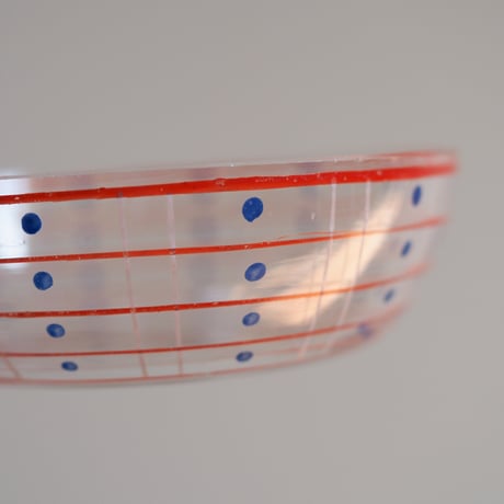 Hand painted glass cup