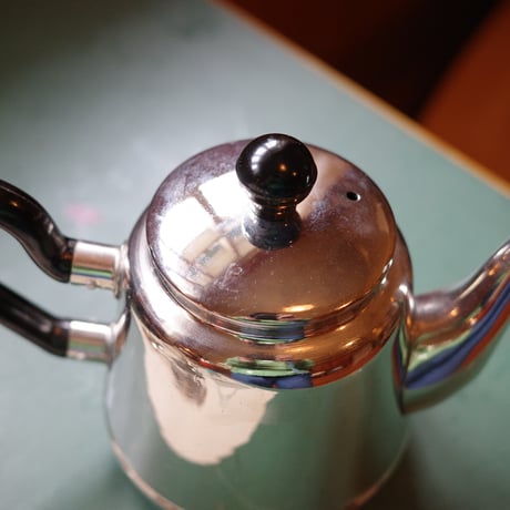 Russian teapot with a cute handle
