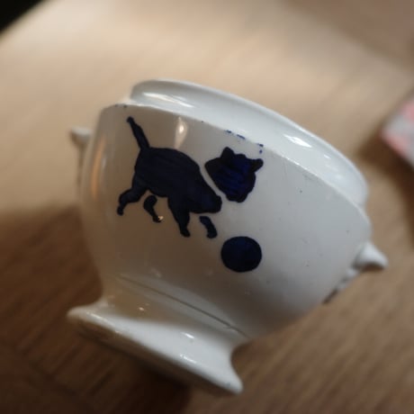 Mini compote dinette  with cat painting