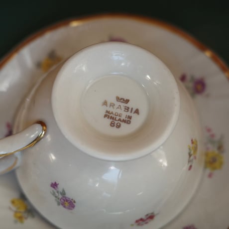 Flower cup and saucer（A）