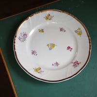 Flower-sprinkled dessert plate（A）