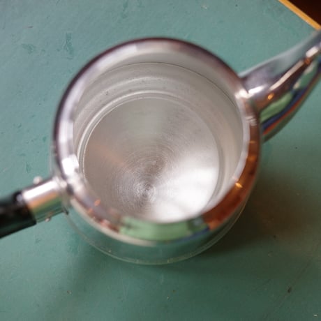 Russian teapot with a cute handle