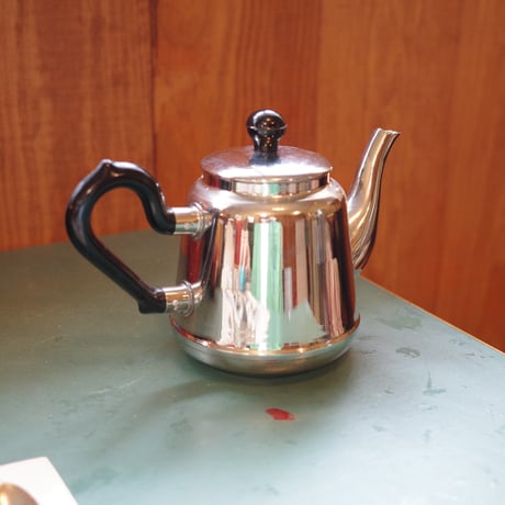 Russian teapot with a cute handle