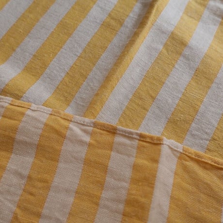 Stripe cloth(Yellow×White）