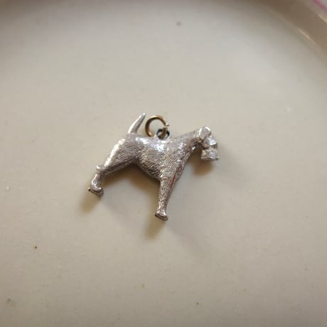 Silver terrier charm