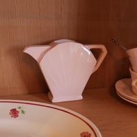Art Deco pink pitcher