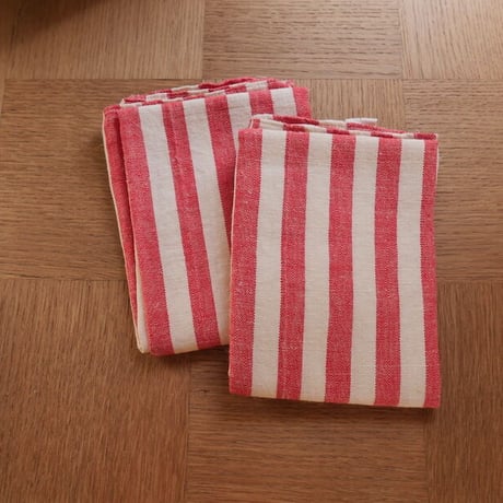 Stripe cloth（Red×White）