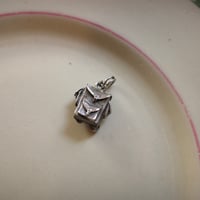 Silver bag  charm