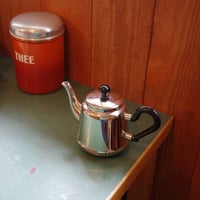 Russian teapot with a cute handle
