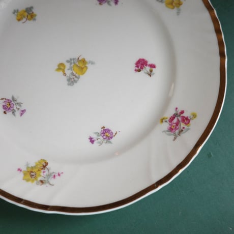 Flower-sprinkled dessert plate（A）