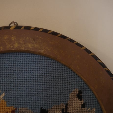 Two cats embroidery frame