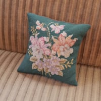 Embroidery cushion--Nostalgic Bouquet--