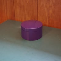 Purple coaster set