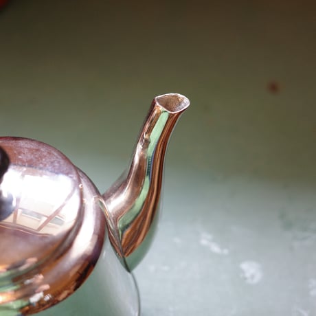 Russian teapot with a cute handle