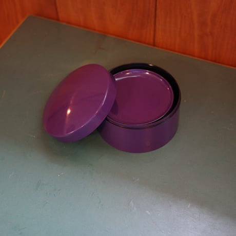 Purple coaster set