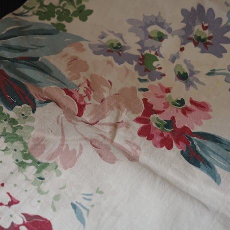 Large floral motif fabric
