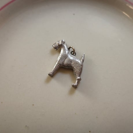 Silver terrier charm