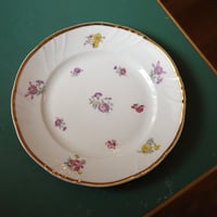 Flower-sprinkled dessert plate（D）