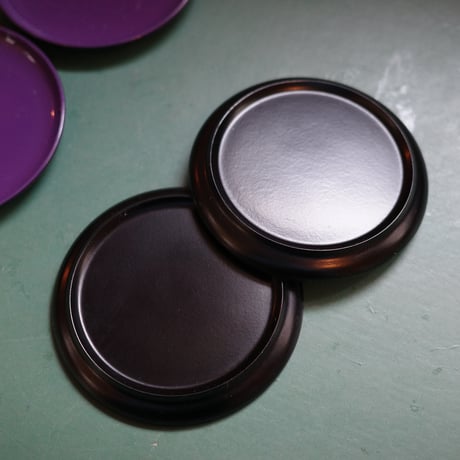 Purple coaster set