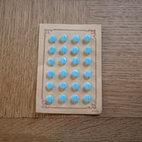 Blue tiny button sheet