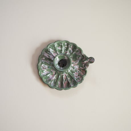 Enamel candle holder