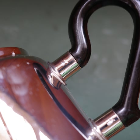 Russian teapot with a cute handle