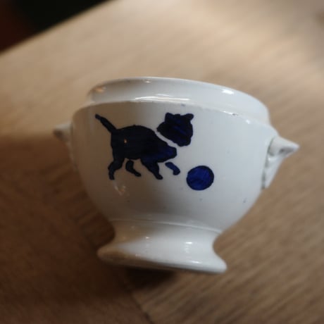 Mini compote dinette  with cat painting