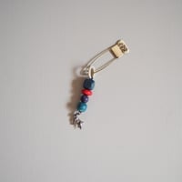 Silver charm key holder：Boxer dog