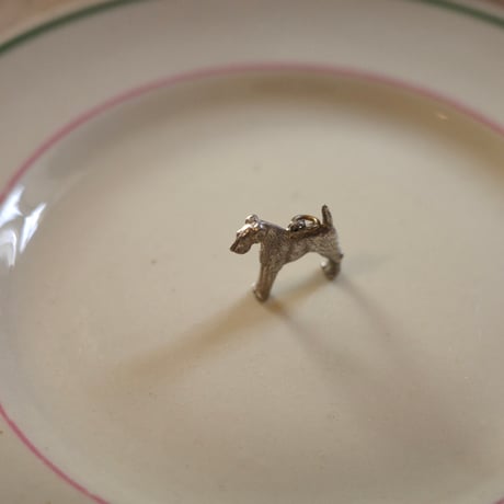 Silver terrier charm
