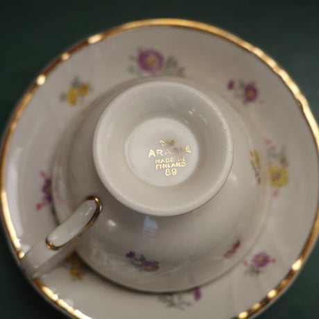 Flower cup and saucer（A）