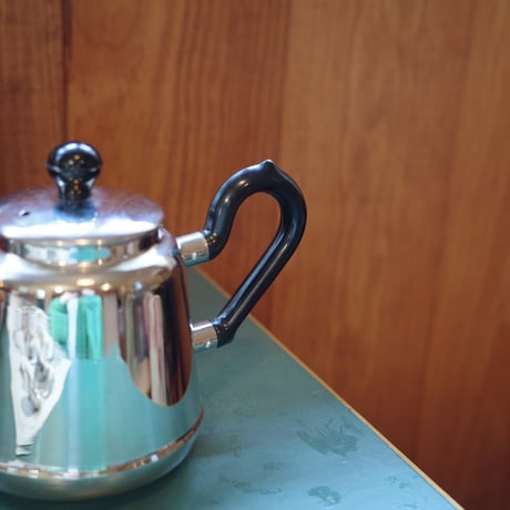 Russian teapot with a cute handle