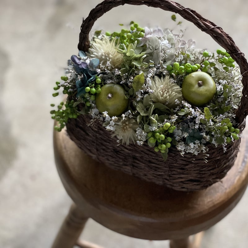 レア四季島ドライフラワーアレンジメント 奥様のお誕生日に