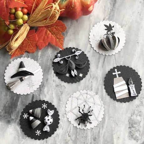 Halloween Quilled Motifs Kit