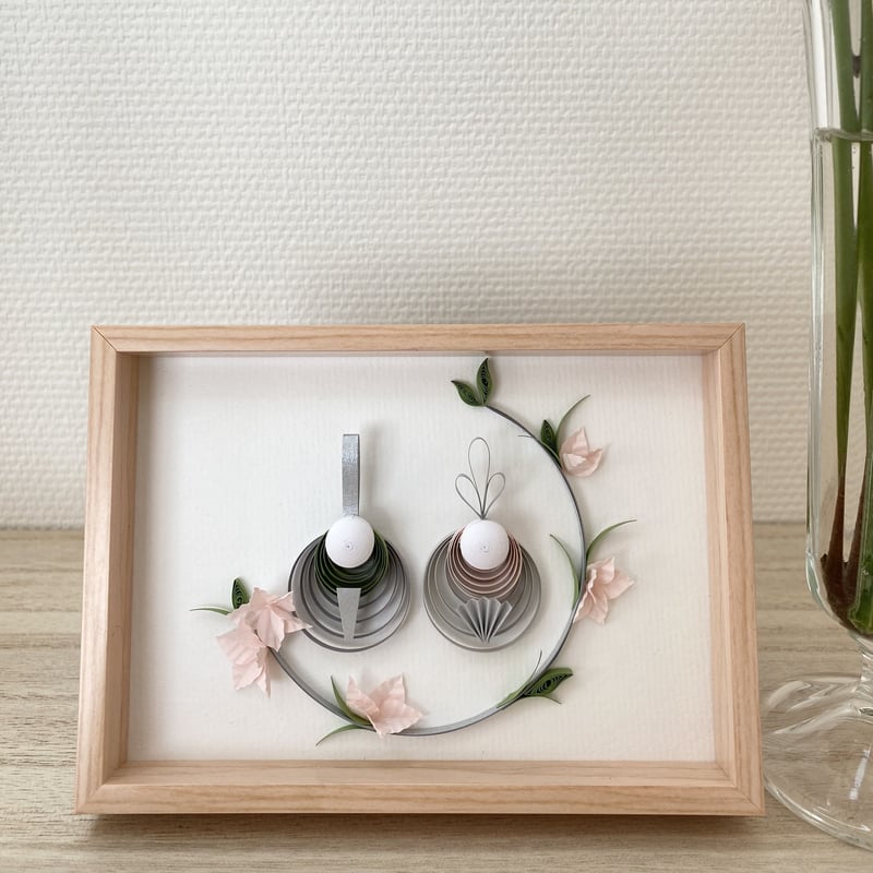 紙で紡ぐ 桃の節句フレーム | Craft Snap