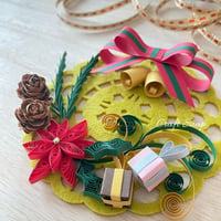 ライブレッスン用（キットあり）　Mini Christmas Wreath