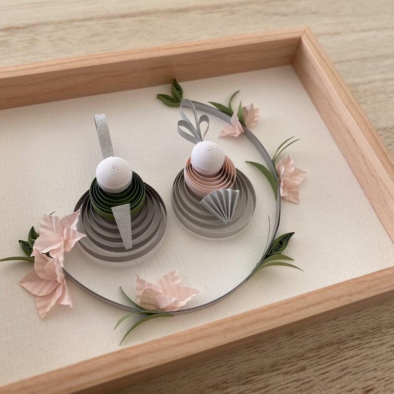 紙で紡ぐ 桃の節句フレーム | Craft Snap