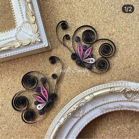 Quilled Butterfly : レッスン動画付きレシピ（材料なし）