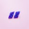 アイニィ-check blue purple-