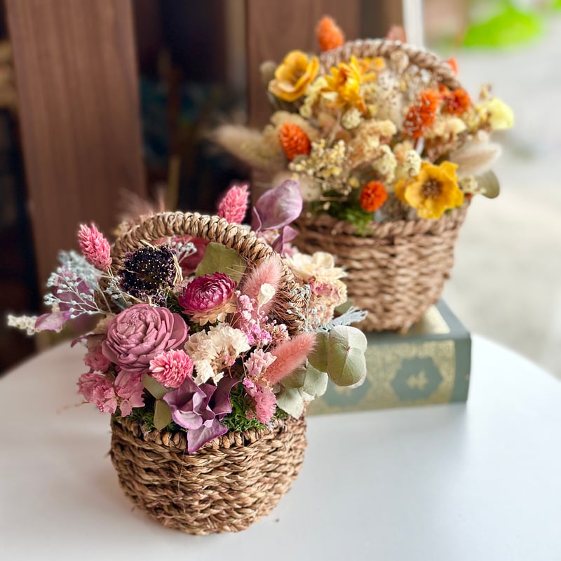 バスケットアレンジ S】 | flowershop KAIKA