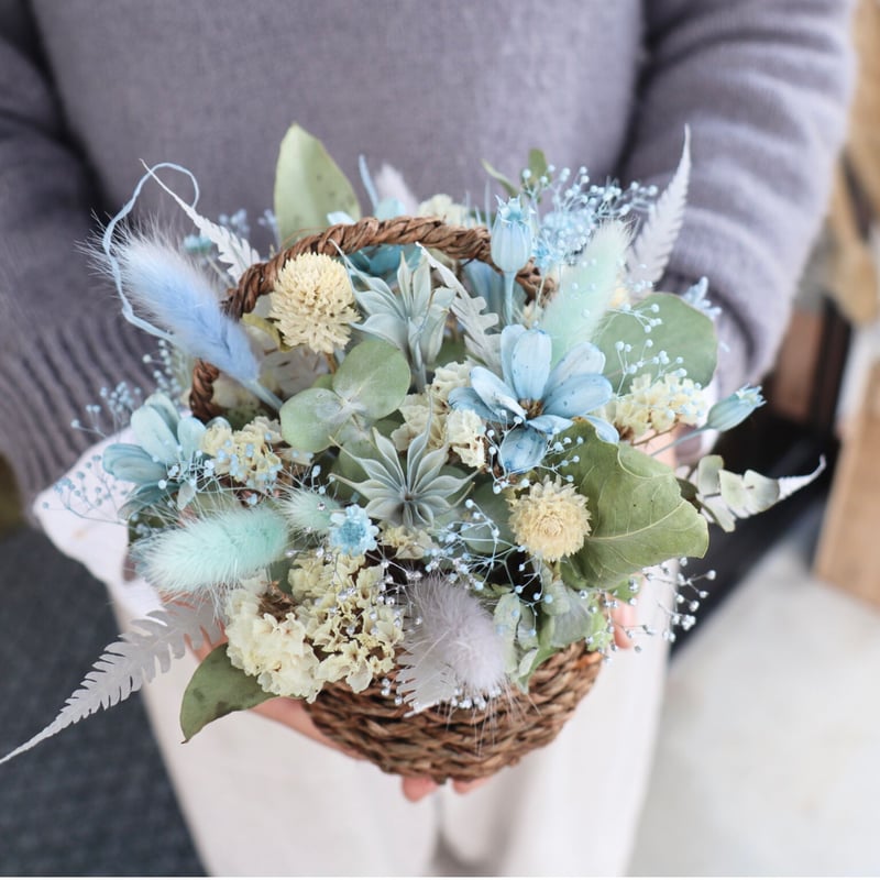 バスケットアレンジ S】 | flowershop KAIKA