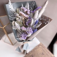 【ドライフラワー花束 S】パープル系