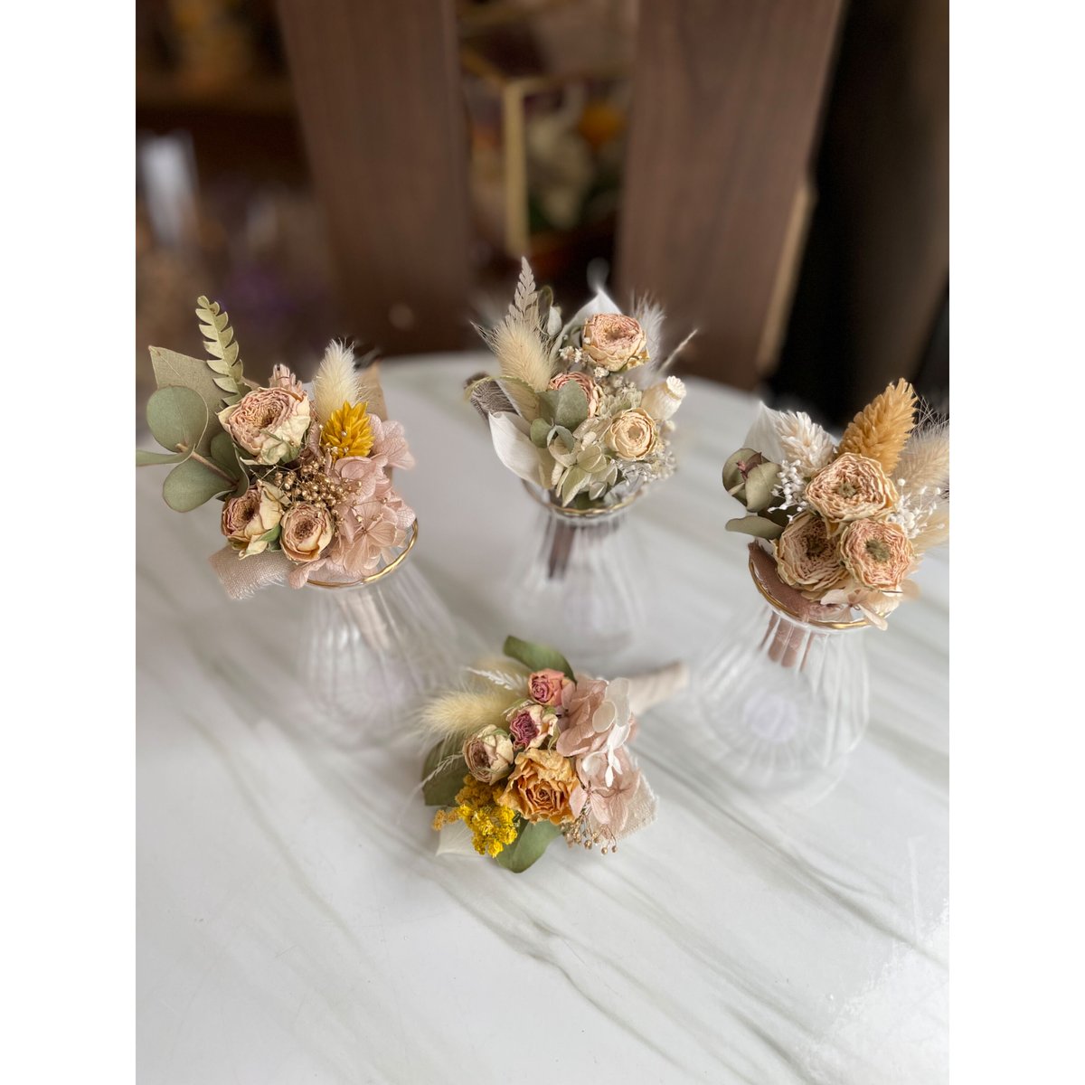 カネコイサオ フラワーブーケコサージュ2個set カネコイサオ フラワー